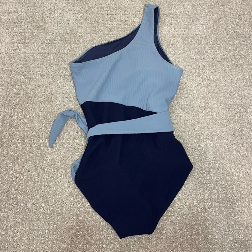 NWOT Mack and Mal Ribbed Contour Colorblock One Piece Small - Picture 4 of 4